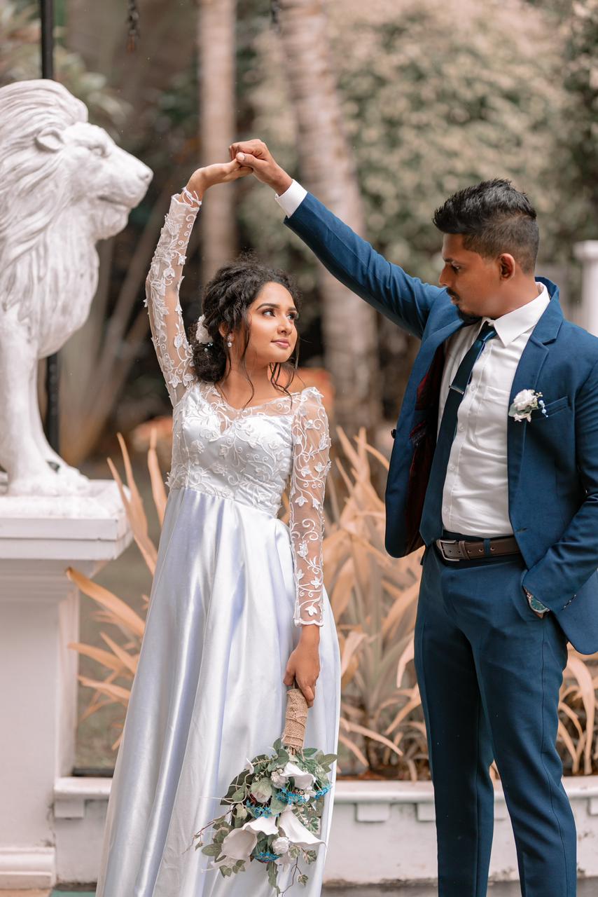 Bride and groom wedding couple